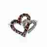 Sky Jewelry Золотое кольцо с гессонитом и бриллиантами  Сердца