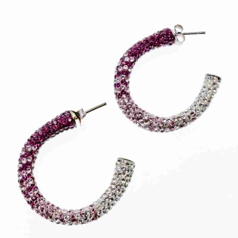 Sky Jewelry Серебряные серьги с россыпью из фианитов  Роскошь