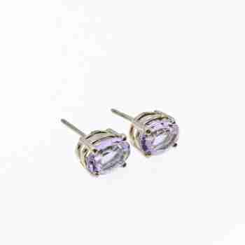 Sky Jewelry Серебряные серьги с камнем иолит    Нежность