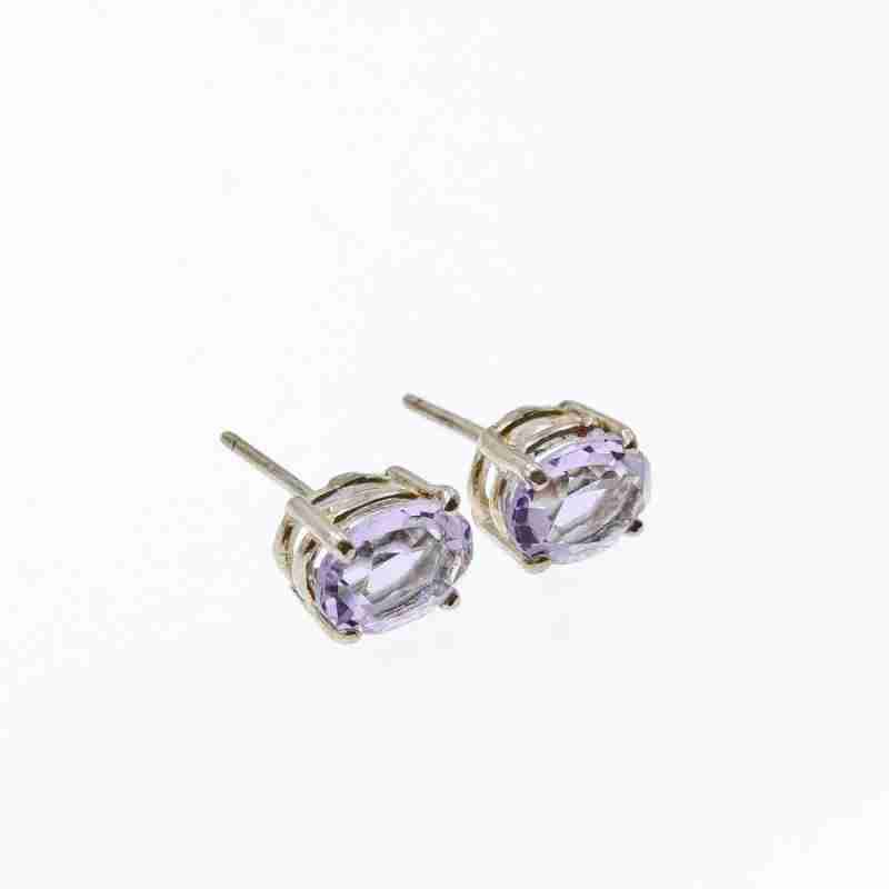 Sky Jewelry Серебряные серьги с камнем иолит    Нежность
