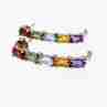 Sky Jewelry Серебряные серьги с натуральными камнями Вселенная