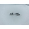 Sky Jewelry Серьги серебряные с голубым топазом