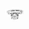 Sky Jewelry Серебряное кольцо с фианитами  Сияние алмаза