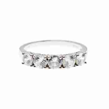 Sky Jewelry Серебряное кольцо с камнями гошенит Нежность