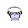 Sky Jewelry Серебряное кольцо с аметистом  Сказка