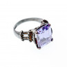 Sky Jewelry Серебряное кольцо с аметистом  Сказка