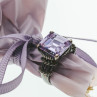 Sky Jewelry Серебряное кольцо с аметистом  Сказка
