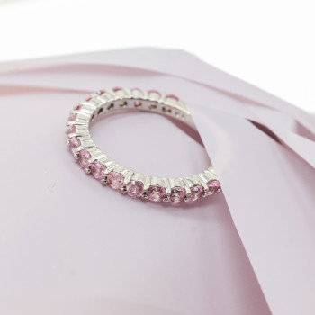 Sky Jewelry Серебряное кольцо с морганитом  Нежность