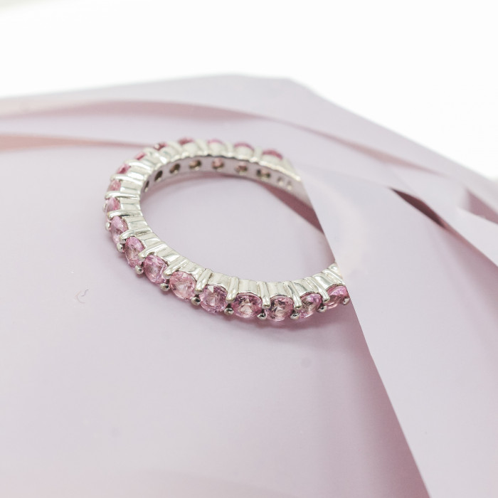 Sky Jewelry Серебряное кольцо с морганитом  Нежность