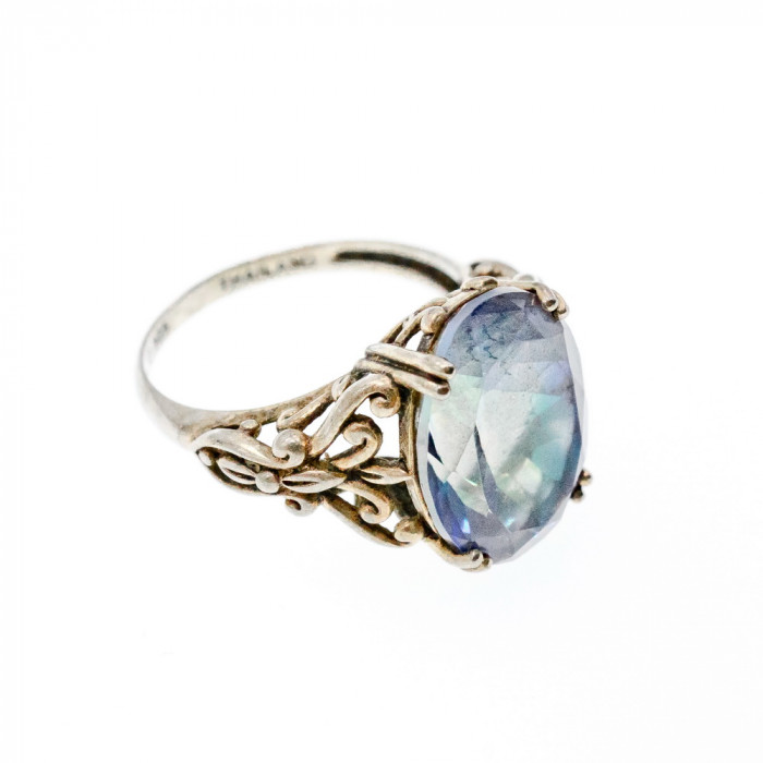 Sky Jewelry Винтажное серебряное кольцо со шпинелью  Грация