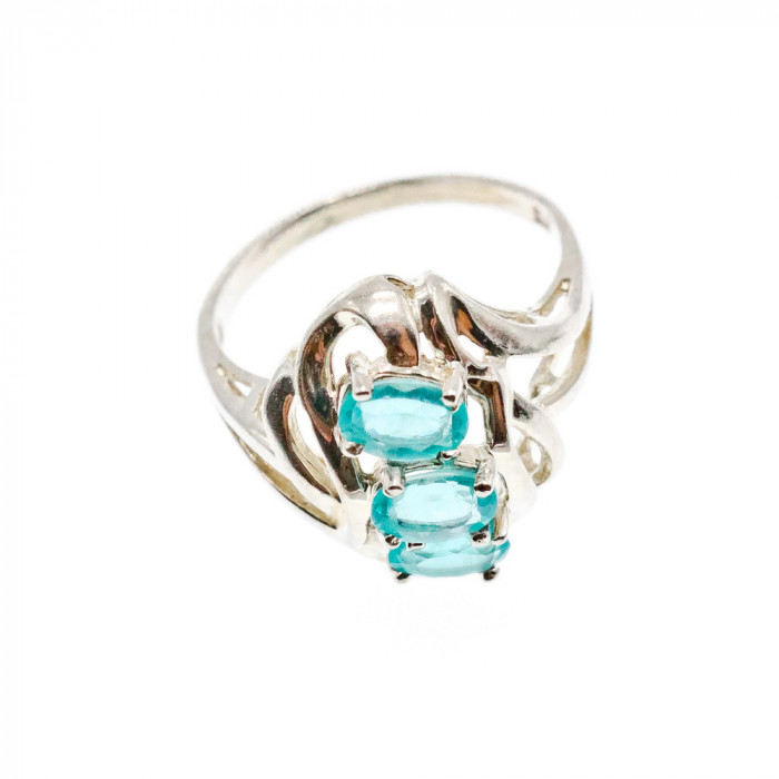 Sky Jewelry Серебряное кольцо с топазом  Волшебство