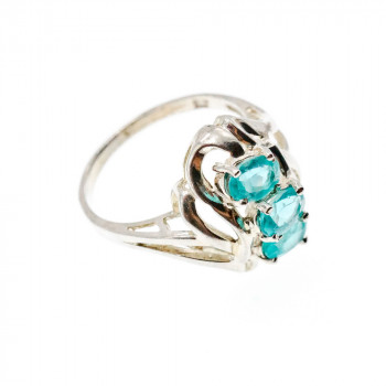 Sky Jewelry Серебряное кольцо с топазом  Волшебство