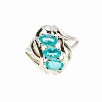 Sky Jewelry Серебряное кольцо с топазом  Волшебство