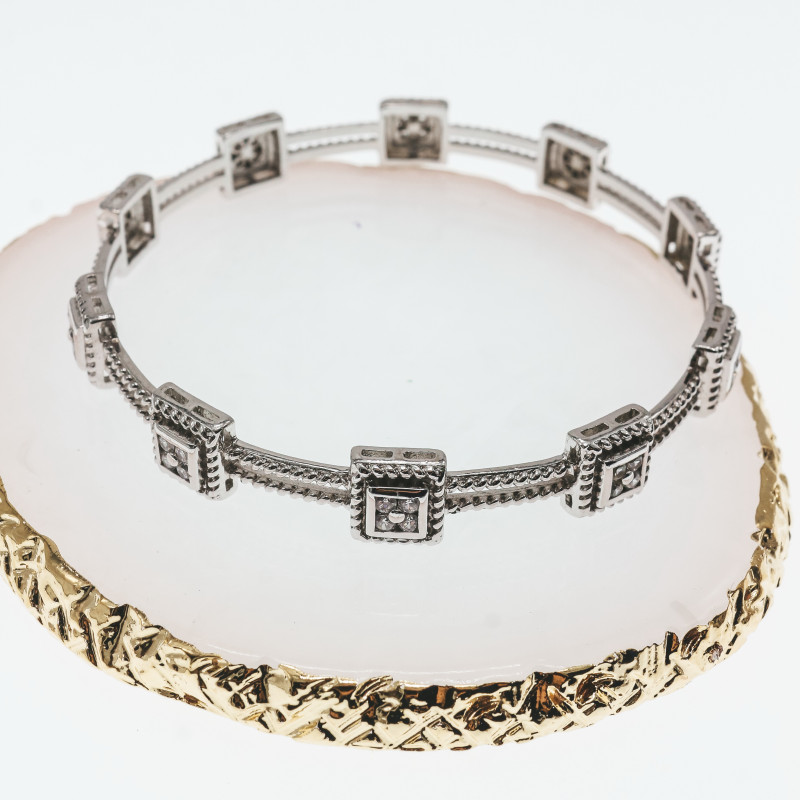 Sky Jewelry Браслет с фианитами  Настроение