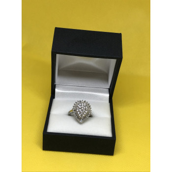 Sky Jewelry Серебряное кольцо с фианитами