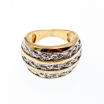 Sky Jewelry Серебряное кольцо в позолоте  Плетение ангела