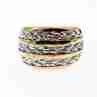 Sky Jewelry Серебряное кольцо в позолоте  Плетение ангела