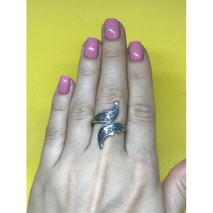 Sky Jewelry Серебряное кольцо Sterling сиамское серебро