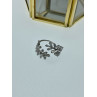 Sky Jewelry Серебряное кольцо с фианитами Листва