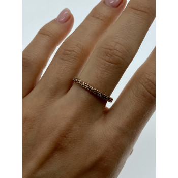 Sky Jewelry Серебряное кольцо в позолоте  Плетение