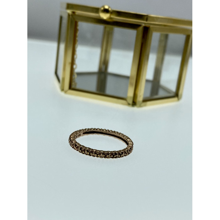 Sky Jewelry Серебряное кольцо в позолоте  Плетение