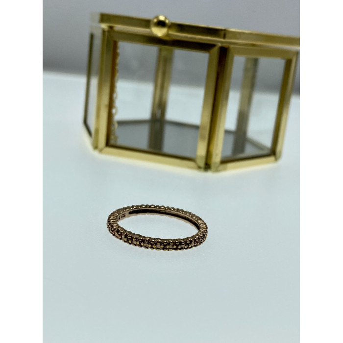 Sky Jewelry Серебряное кольцо в позолоте  Плетение