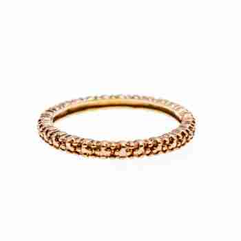 Sky Jewelry Серебряное кольцо в позолоте  Плетение
