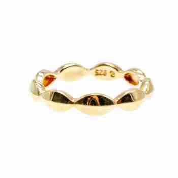 Sky Jewelry Серебряное кольцо в позолоте Совершенство