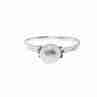 Sky Jewelry Серебряное кольцо с жемчугом  Классика