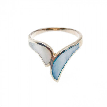 Sky Jewelry Серебряное кольцо с перламутром  Настроение