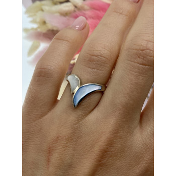 Sky Jewelry Серебряное кольцо с перламутром  Настроение