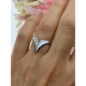 Sky Jewelry Серебряное кольцо с перламутром  Настроение