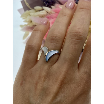 Sky Jewelry Серебряное кольцо с перламутром  Настроение