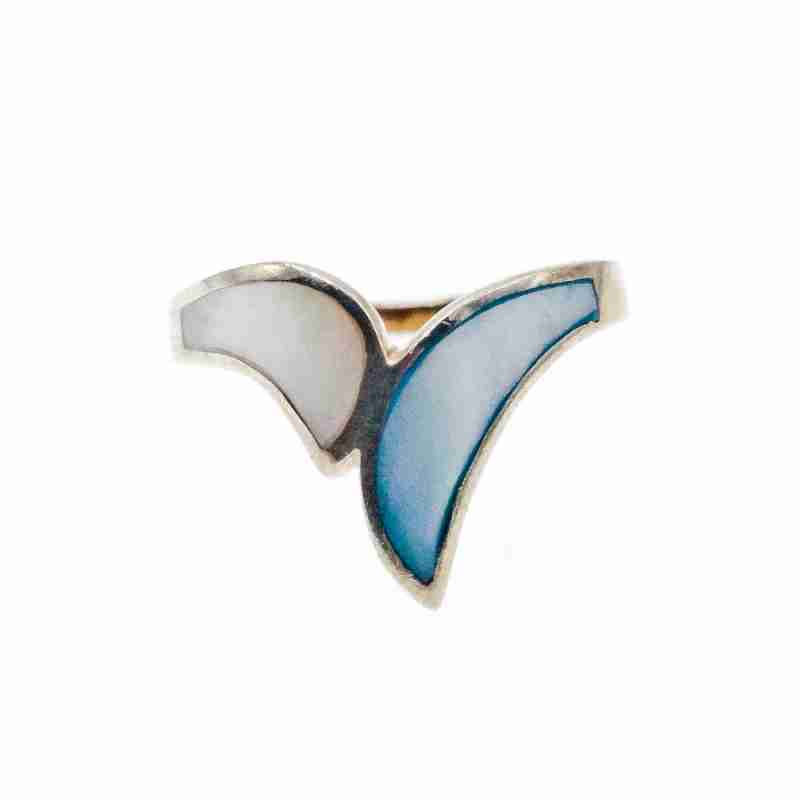 Sky Jewelry Серебряное кольцо с перламутром  Настроение