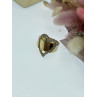 Sky Jewelry Серебряное кольцо в позолоте с фианитами  Сердце