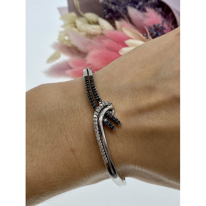 Sky Jewelry Серебряный браслет с камнями шпинель  Очарование