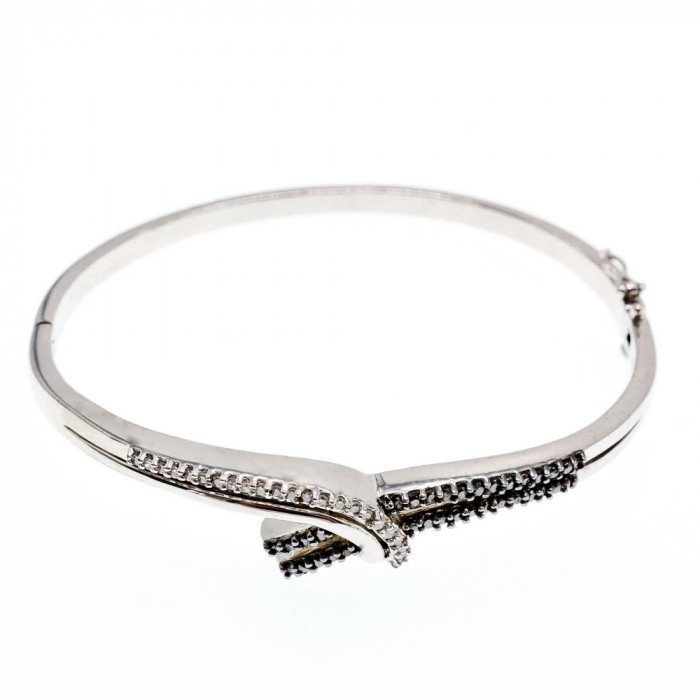 Sky Jewelry Серебряный браслет с камнями шпинель  Очарование