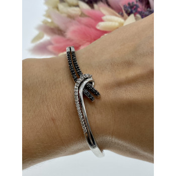 Sky Jewelry Серебряный браслет с камнями шпинель  Очарование