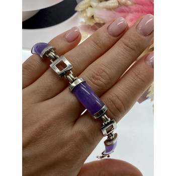 Sky Jewelry Серебряный браслет с турмалином  Идеал