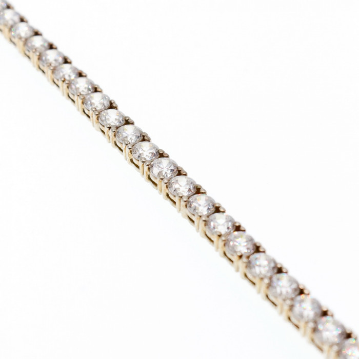 Sky Jewelry Серебряный браслет с фианитами  Блеск Алмаза