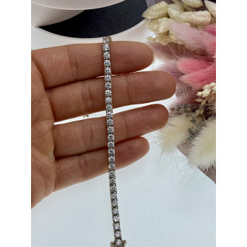 Sky Jewelry Серебряный браслет с фианитами  Блеск Алмаза