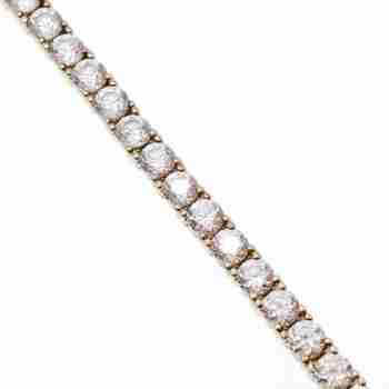 Sky Jewelry Серебряный браслет с фианитами  Блеск Алмаза