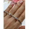 Sky Jewelry Серебряный браслет с топазами  Сердце