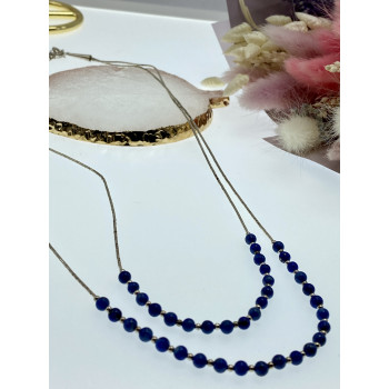 Sky Jewelry Серебряное ожерелье с агатом  Грация