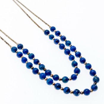 Sky Jewelry Серебряное ожерелье с агатом  Грация