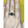 Sky Jewelry Серебряное кольцо 925 пробы с камнем черный нефрит