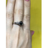 Sky Jewelry Серебряное кольцо 925 пробы с камнем черный нефрит