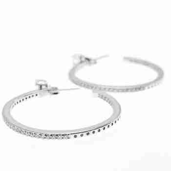 Sky Jewelry Серебряные серьги с фианитами  Совершенство
