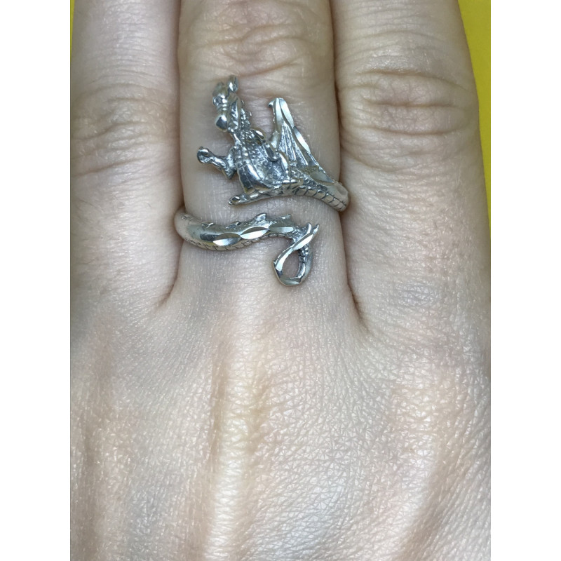 Sky Jewelry Серебряное кольцо -дракон