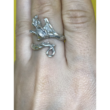 Sky Jewelry Серебряное кольцо -дракон